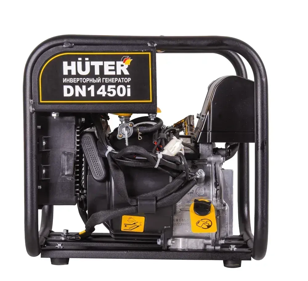 Инверторный генератор Huter DN 1450i (1300 Вт, вес 12,5 кг, Ручной стартер, 2л бензобак)