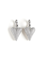 Серьги "Elongate Shine" Silver на швензе амур