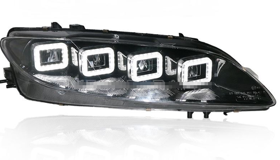 Передние фары Мазда 6 2002-2008 GG V10 type [Комплект Л+П; полностью светодиодные; электрокорректор; динамичный поворотник]