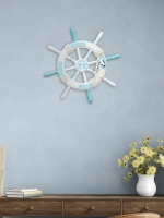 Декор для дома на стену "Штурвал" 34 см