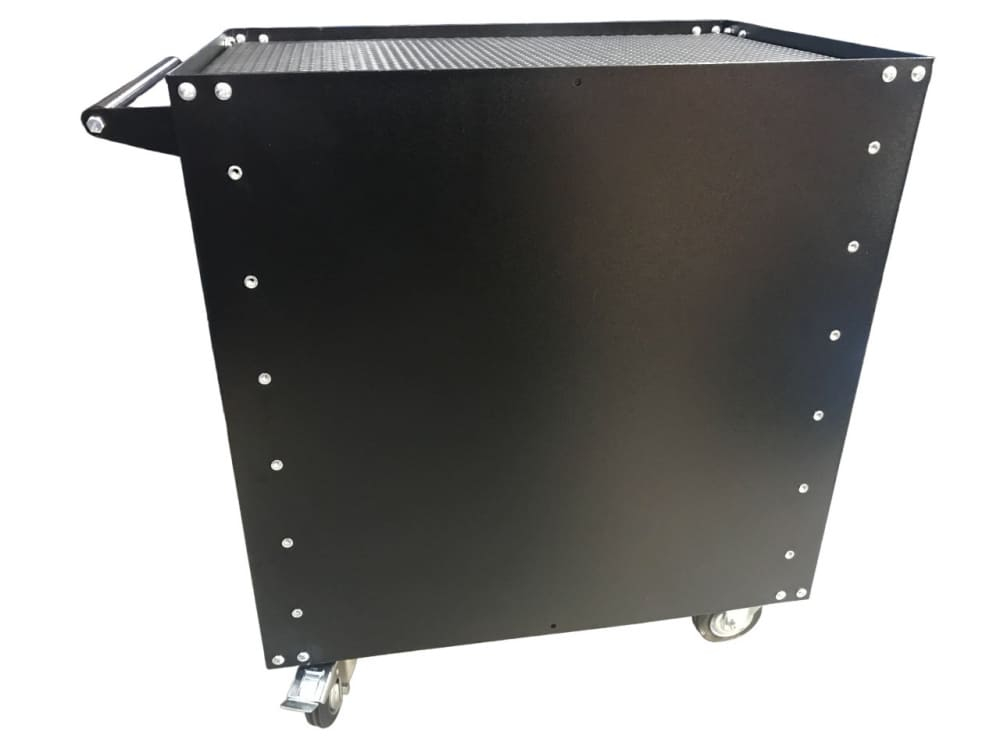 Инструментальная тележка GWT-B5 (5 ящиков, колеса с тормозом, синяя)