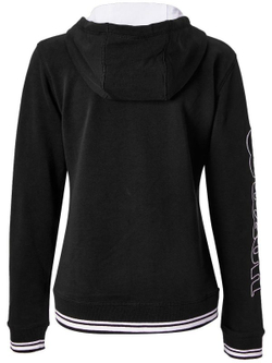 Женская теннисная куртка Wilson Team II FZ Hoody W - black