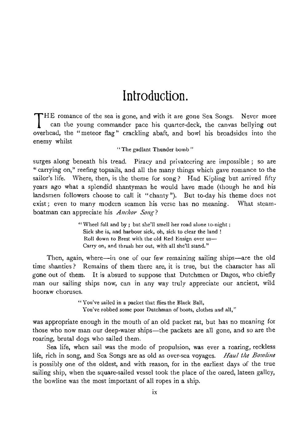 Ships, Sea Songs And Shanties | Whall W. B