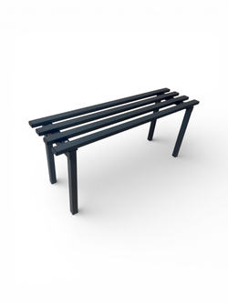 Лавочка садовая "Ладно". 1,0м. Целиком из металла.