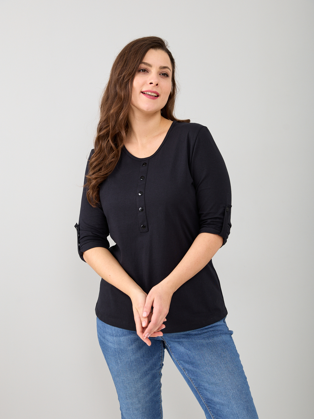 Лонгслив ЛНк-005/черный