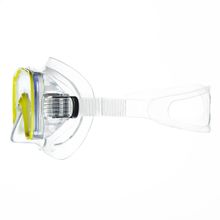 Маска для плавания SALVAS Domino Md Mask CA140C1TGSTH, размер Medium, желтая