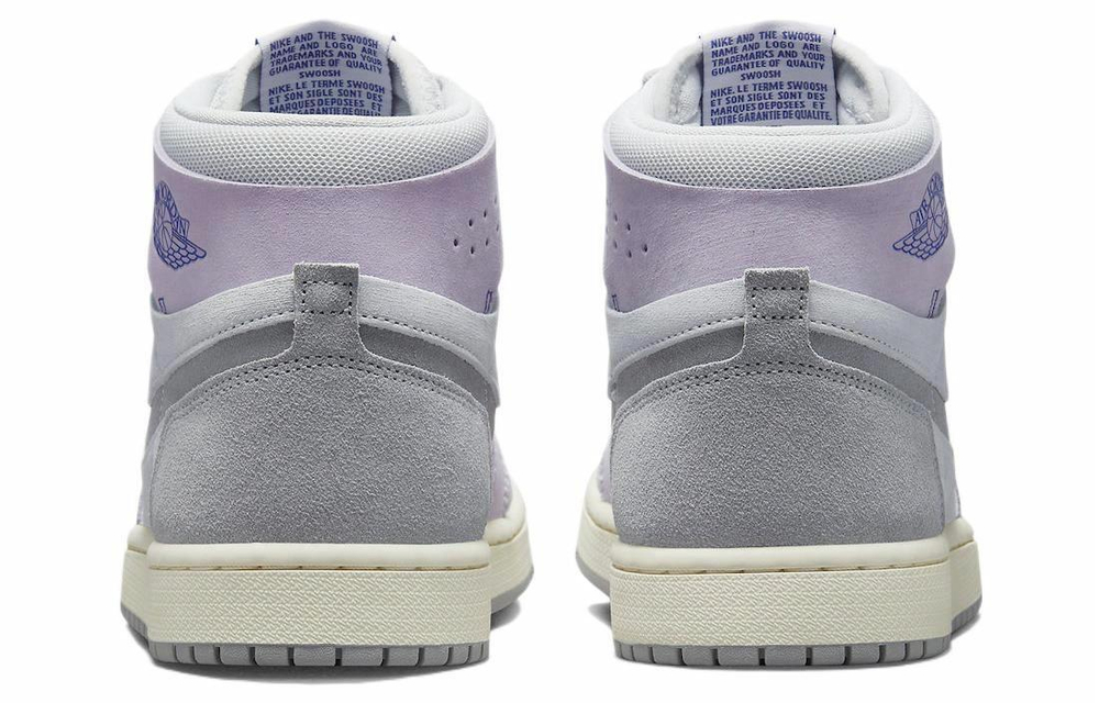 Кроссовки Jordan Air Jordan 1 High Zoom Cmft 2 "Light Smoke Grey And Barely Grape" (Женская размерная сетка)