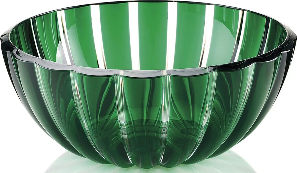 Салатник Guzzini Dolcevita XL, пластик, 30 см, зелёный