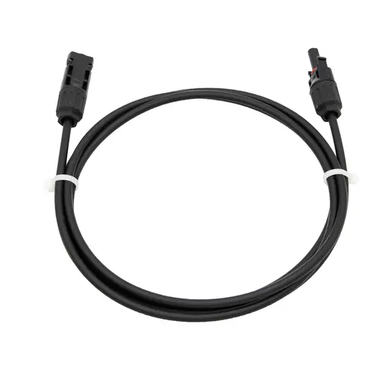 Удлинитель для солнечных электростанций 2 метра 6 кв.мм Черный