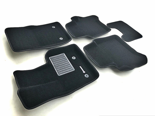 Коврики салона для MERCEDES W464 (G-Class) (2018-) Euromat 3D Business черные. Арт. EMC3D-003502