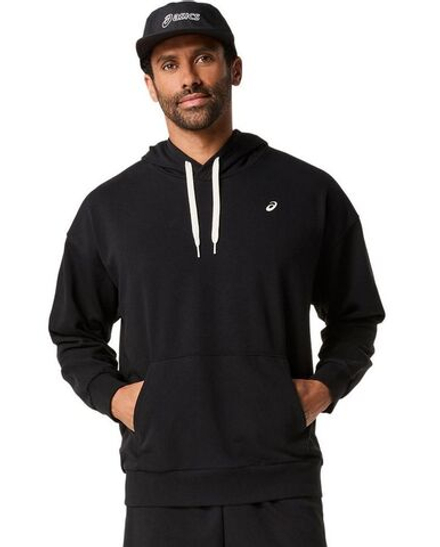 Куртка теннисная Asics French Terry Relaxed Pullover - performance black