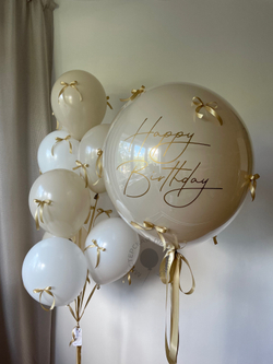 Воздушные шары для неё с бантиками №8500