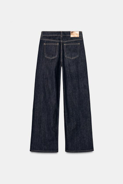 ZARA ДЖИНСЫ Z1975 WIDE LEG С ВЫСОКОЙ ПОСАДКОЙ, ЧЕРНЫЙ