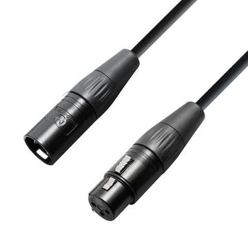 Adam Hall K4KMMF0750 - кабель микрофонный OOC XLR (F) - XLR (M), 2 x 0.22 мм2, 7.5 м, черный