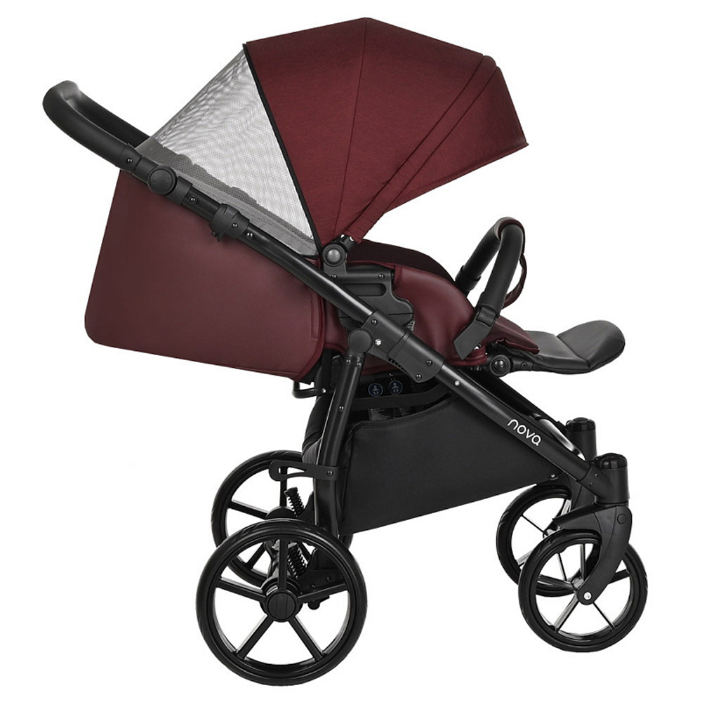 Детская коляска Tutis Novo Reflective 3 в 1 1142220 Burgundy