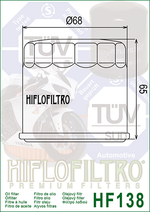 Фильтр масляный Hiflo Filtro HF138