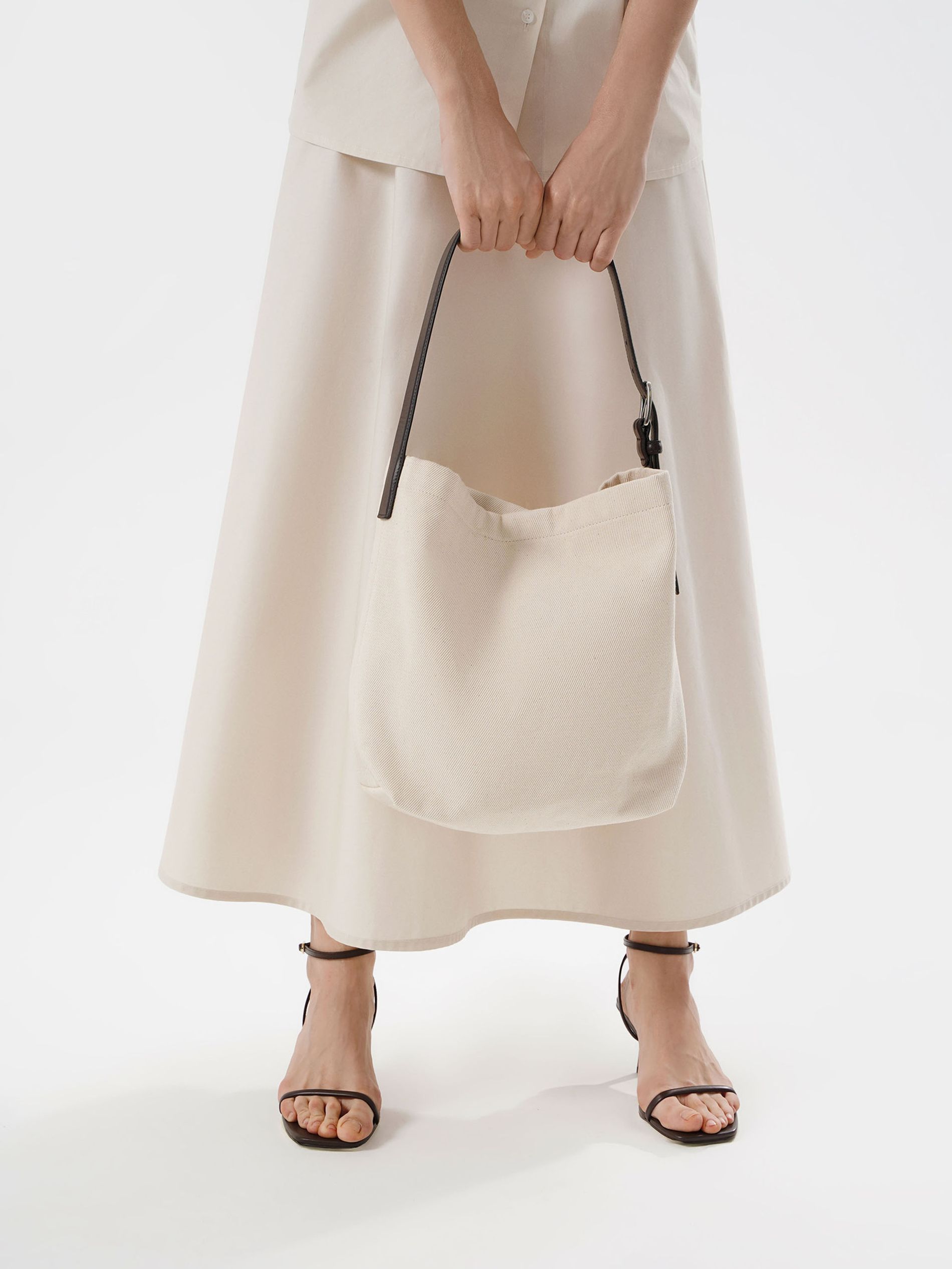 Юбка макси cream