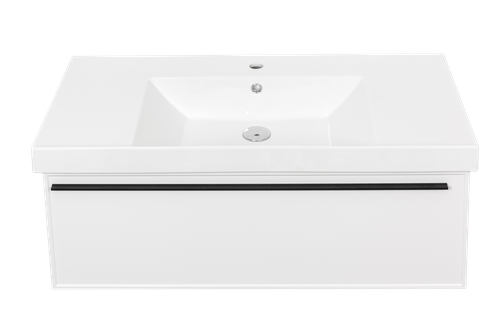 Тумба с раковиной La Fenice Elba Bianca 100 см FNC-01-ELB-B-100 белая матовая