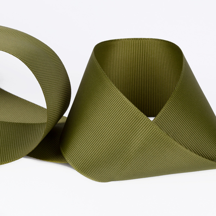 Репсовая лента GR-50 50 мм 2 " ,№014 мох (оливковый)