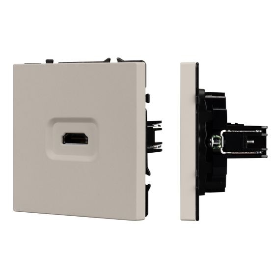 Механизм HDMI розетки SCT-NOBE-MHD1-SFPL-CA Arlight 061842