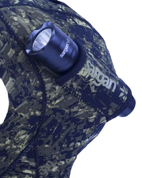 Шлем-держатель фонаря Sargan Спрут 2.0 крепления до 3 фонарей биоцифровой камуфляж &quot;RD2.0&quot;