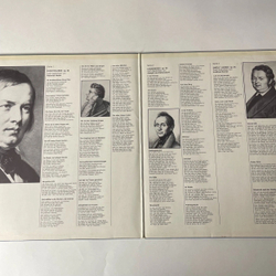 Винтажная виниловая пластинка LP Robert Schumann, Hermann Prey, Karl Engel, Dichterliebe Op.48, Liederkreis Op.39, Kerner Lieder Op. 35 (Германия 1975)