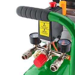 Компрессор поршневой с прямым приводом ( 1.5кВт, 8 бар, ресивер 24л, 198л/м, 2850 об/мин, 220В, медная обмотка электродвигателя) RockForce##Rock FORCE RF-20/24