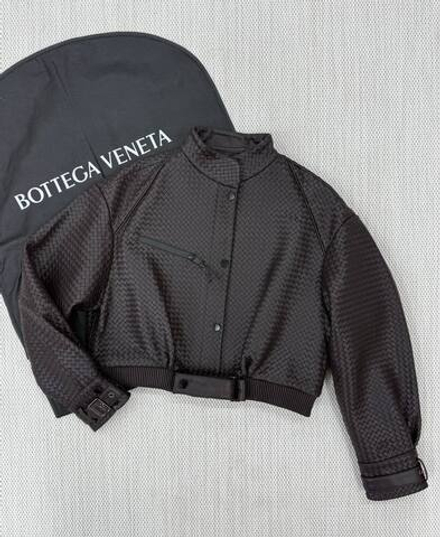 Кожаная куртка Bottega Veneta