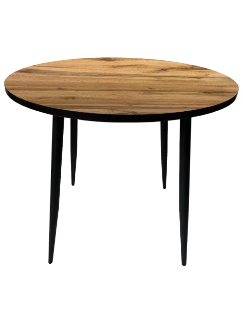Обеденный стол "Дуб вотан", круглый
