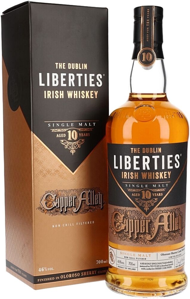 The Dublin Liberties, Copper Alley single malt aged 10 years