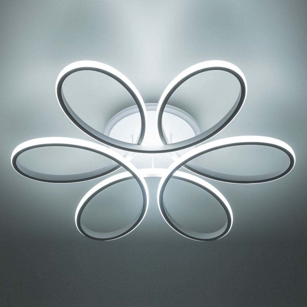 Citilux Сезар Смарт CL233A170E RGB Умная люстра Белая