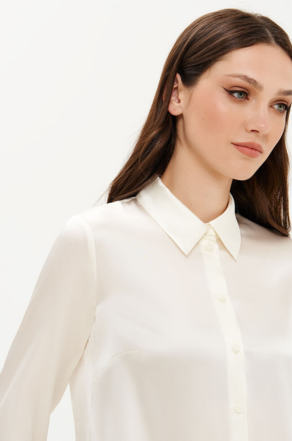 23457 Блузка женская (молочный)