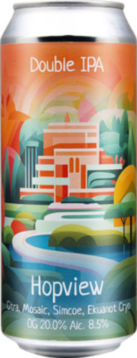 Пиво Одна Тонна Хопвейв Цитра Мозаик Симко Экванот Крио / Odna Tonna Hopview Citra Simcoe Mosaic 0.5 - банка