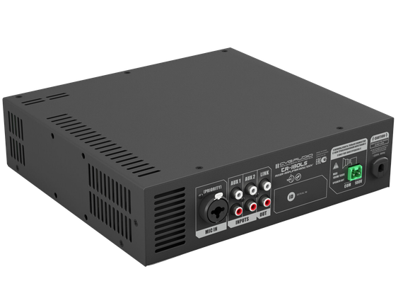 CVGAUDIO TR-180LS миниатюрный настольный/настенный микшер — усилитель, мощность 180W/100V