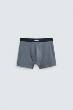 ZARA НАБОР ИЗ ТРЕХ ТРУСОВ-БОКСЕРОВ, РАЗНОЦВЕТНЫЙ