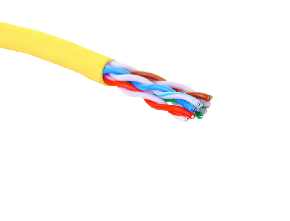 Кабель витая пара U/UTP 5 кат. 4 пары Eurolan 19C-U5-12YL-B305