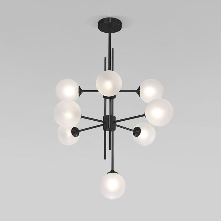 Подвесная люстра Eurosvet Volver 50383 черный Smart