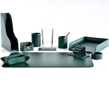 Настольный набор из кожи Cuoietto серии Business из 10 предметов (NBCGr10.1)