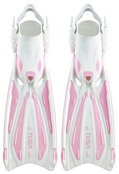 Ласты TUSA Solla SF-22 регулируемые белый/розовый