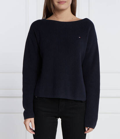 Свитер STITCH OPEN Tommy Hilfiger - темно-синий(WW0WW40345)