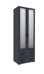 Шкаф с 2 ящиками с зеркалом Бруклин 80Ш