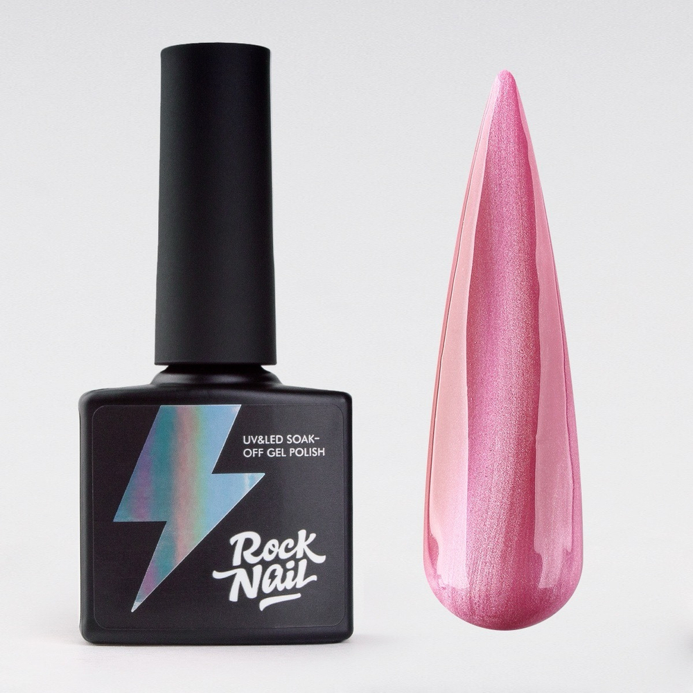 Гель-лак RockNail Bad Kitty Silk 500 Love Meow, 10 мл.
