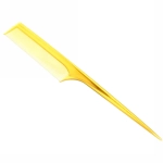 Расческа с хвостиком , цвет янтарь, 21см