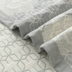 Покрывало 180х240 и декоративная наволочка Arya home Apollo серый