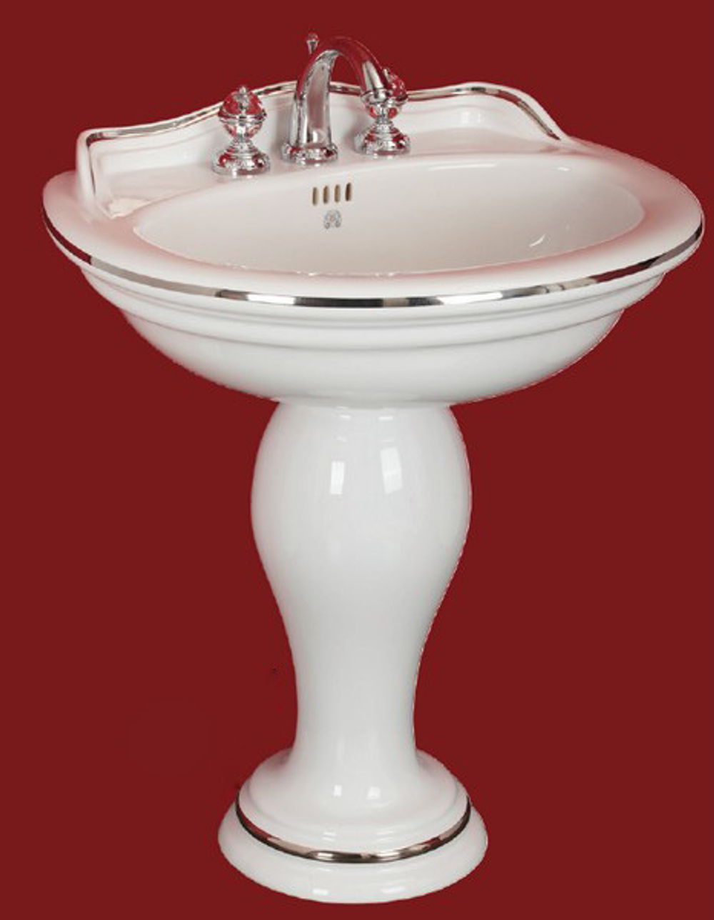 Раковина Migliore Milady 77x60.5см.,ML.MLD-25.773.D2.PL декор хром