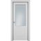 Купить Дверь эмаль Паспарту-2 белая остеклённая