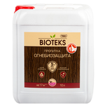 Пропитка для защиты дерева Bioteks Огнебиозащита, с индикатором, 2 класс