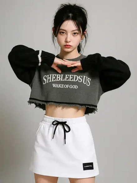 Спортивная юбка для девочки летняя