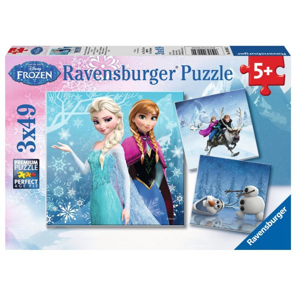 Ravensburger - Frozen Frozen Winter Adventures 3x49 шт. 092642 / артикул   092642  / GTIN 4005556092642