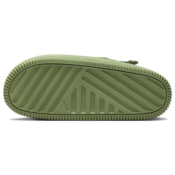 NIKE Calm Mule - домашние тапочки Масляно-зеленого цвета.